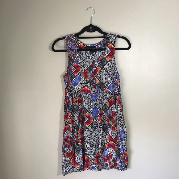 MINKPINK Dresses & Skirts - MINKPINK Mixed Print Babydoll Dress